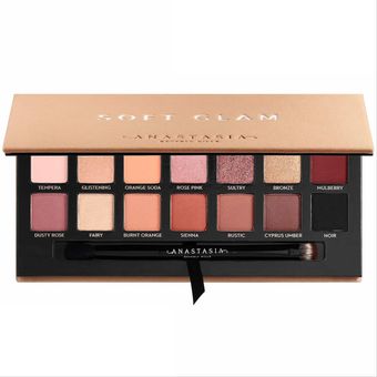 پالت سایه پودری 9 رنگ مات و 5 رنگ شاین دار آناستازیا Soft Glam