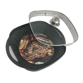 تابه گریل مدل fv-8106 درب پیرکس برند federico