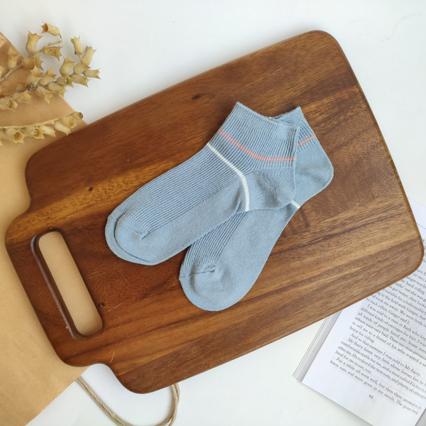 جوراب مچی کبریتی ریز زنانه میکس آبی و سفید برند وارداتی