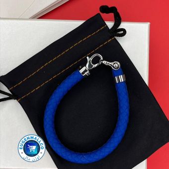 دستبند امگا Omega مسترکوالیتی به همراه پک اورجینال رنگ آبی کاربنی