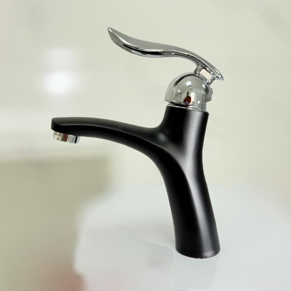 شیر روشویی اسناپل مدل رُهام | طراحی مدرن، بدنه برنجی، پرلاتور کم‌مصرف