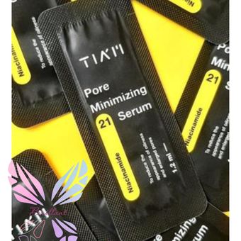 TIAM Vita B3 Source 1.2ml sample sachet ساشه سرم درمان منافذ باز تیام حجم1.2میل