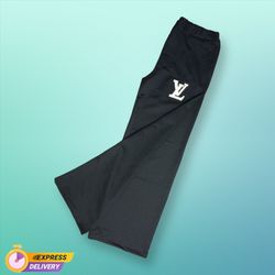 شلوار بگ اسپرت زنانه گلکسی پنبه گلدوزی LV