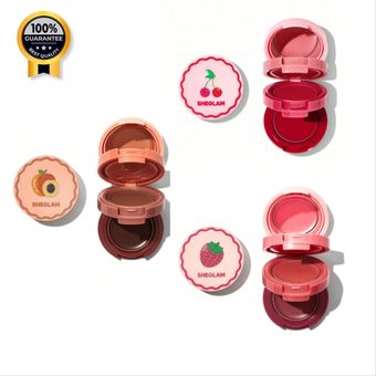 تینت لب سه طبقه کاسه ای شیگلم Sheglam اورجینال سه در یک تینت لب و رژ لب و رژگونه کرمی Cheek & Lip Cream Stack در 3 رنگبندی