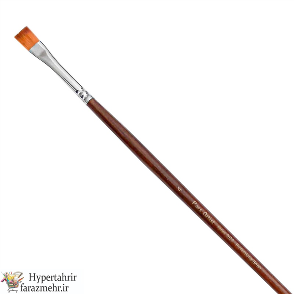 قلم مو پارس آرتیست (Pars Artist Brush ) سر تخت مو نرم سری 2020 شماره (0 الی 24 )