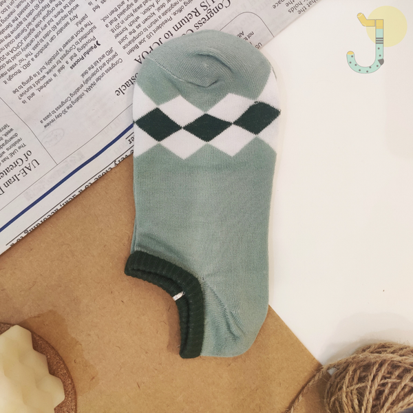 جوراب زیر قوزکی زنانه طرح خشتی برند وارداتی