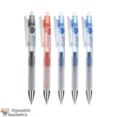 روان نویس سی.کلاس( C.class) مدل ژل promise کد B7 -B5 قطر نوشتاری 0.5-0.7 رنگبندی ( آبی- مشکی - قرمز )