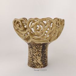 کاسه پایه دار رز