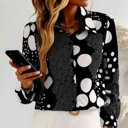 شومیز طرحدار زنانه سایز یک کد 40317