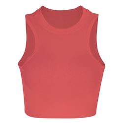 کراپتاپ زنانه پپا مدل BORN TO SLAY رنگ مرجانی