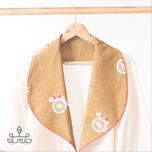 مانتو یقه طرح دار