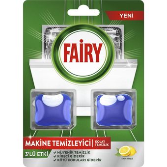 قرص جرم گیر ماشین ظرفشویی فیری Fairy با رایحه لیمو بسته 2 عددی