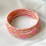 النگو فنری مهره صورتی