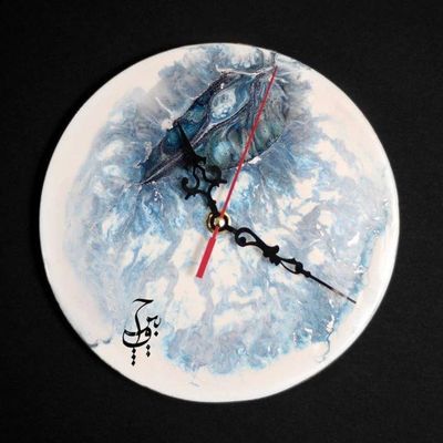 ساعت رزینی آبستره آسمان