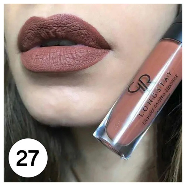 رژ لب مایع گلدن رز مات اصل (شماره 01 تا 47)