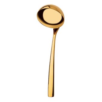 ملاقه سس ناب استیل فلورانس طلایی