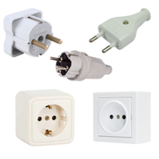 انواع دوشاخه و پریز - کلید