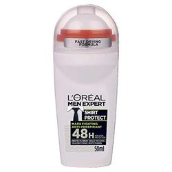 مام رول (دئودورانت) ضد تعریق مردانه لورال Loreal مدل SHIRT PROTECT حجم 50 میل