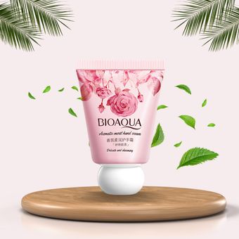 کرم دست با رایحه گل رز بیوآکوا ( BIOAQUA )