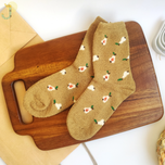 جوراب نیم ساق بوکله زنانه طرح میوه برند COCO & HANA