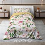 سرویس روتختی پارچه ترک برند ولارا طرح گل و گیاه کد R 228