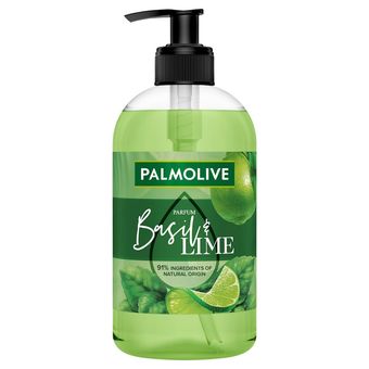 مایع دستشویی پالمولیو Palmolive با رایحه ریحان و لیمو حجم 500 میل