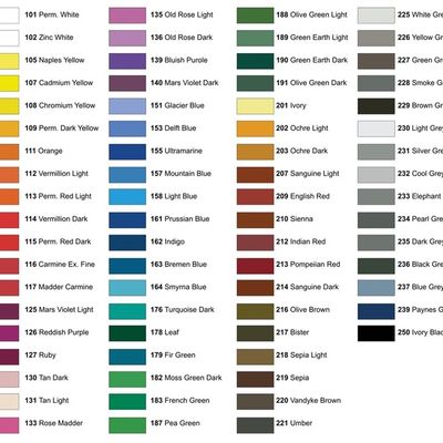 گچ پاستل تک رنگ مدل 48000 کرتاکالر  (CRETACOLOR) رنگبندی 72 رنگ