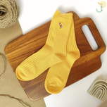 جوراب ساقدار کبریتی زنانه با گلدوزی شکوفه (2) برند وارداتی درجه یک