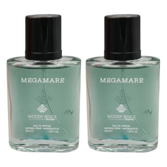 عطر جیبی وودی سنس مدل مگاماره حجم 30 میلی لیتر بسته 2 عددی
