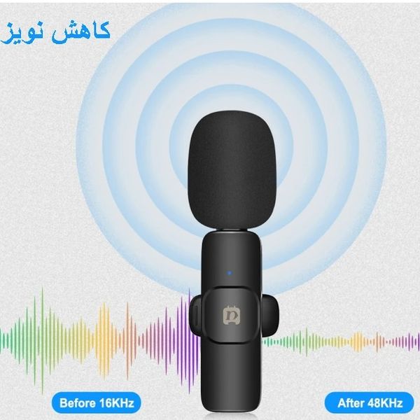 میکروفون بی سیم Puluz PU3082B Type C Port