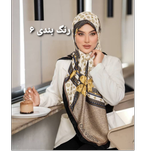 روسری ابریشم توییل طرح لوییز ویتون