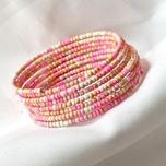 النگو فنری مهره صورتی