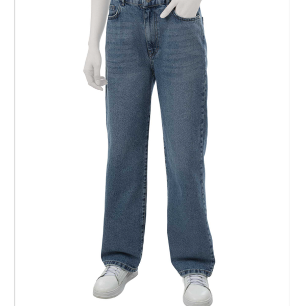 شلوار جین Straight فاق بلند زنانه کدsuperdryW17S50503C