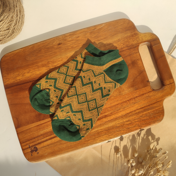 جوراب مچی ژاکارد زنانه طرح زیگزاگ برند روپاپا