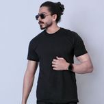 تیشرت مشکی مردانه مدل BASIC (ساده)