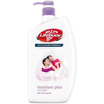 شامپو بدن آنتی باکتریال لایف بوی Lifebuoy Moisture Plus حجم 500 میلی لیتر