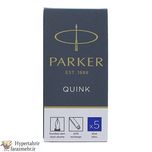 کاتریج (فشنگی) خودنویس پارکر (Parker) بسته 5 تایی رنگبندی ( مشکی -آبی -آبی فیروزه ای -سرمه ای )