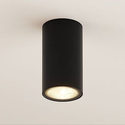 چراغ سقفی استوانه هالوژن خور(مدل: پایپ)