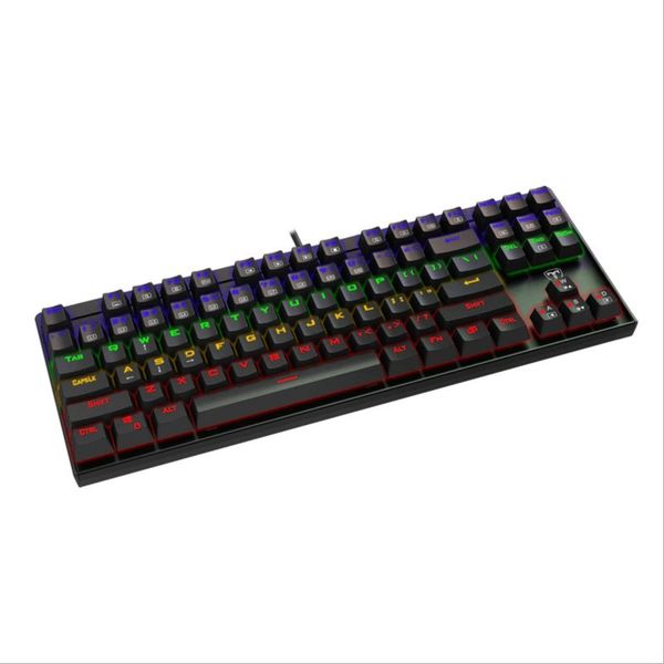کیبورد مخصوص بازی تی-دگر مدل Corvette T-TGK302 Red Switch