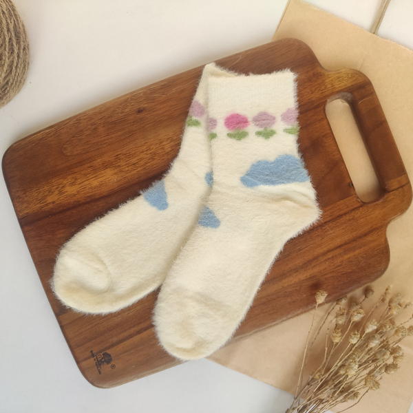 جوراب نیم ساق زنانه موهر وارداتی