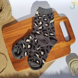 جوراب ساقدار بوکله زنانه طرح پلنگی برند COCO & HANA