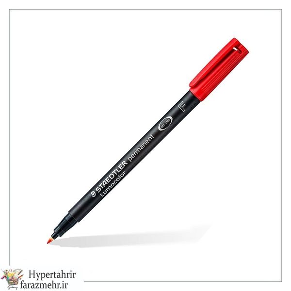 ماژیک لومو کالر استدلر (STAEDTLER ) رنگ  قرمز سایز  F