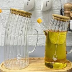 روغن ریز پیرکس درب بامبو شیاردار پنگوئن 750 میل