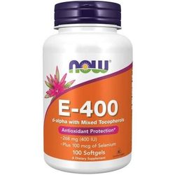 ویتامین E-400 ناو (NOW Vitamin E-400) 100عددی
