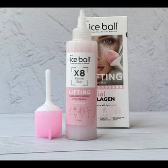 ژل آبرسان کلاژن لیفتینگ صورت آیس بال