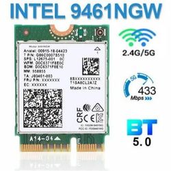 کارت وایرلس لپ تاپ Intel Dual Band Wireless-AC 9461 NGW CNVI M.2