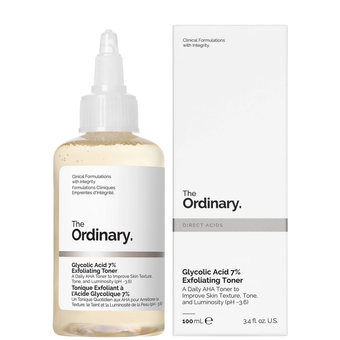 تونر لایه بردار و گلایکولیک اسید روشن کننده پوست 7% The Ordinary Glycolic Acid 7% Exfoliating Toner