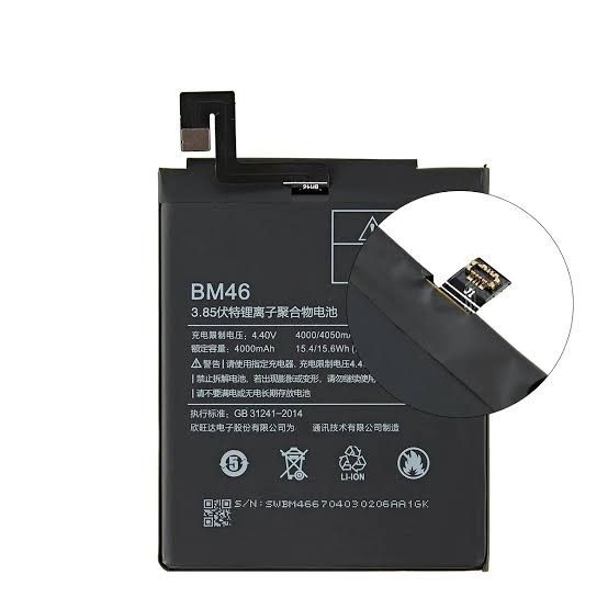 باتری اصلی شیائومی For Xiaomi Redmi Note 3 Replacement Battery BM46 4000 mAh
