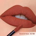 رژ لب مایع مخملی مات سرژه کد 104 (Brownish Nude)