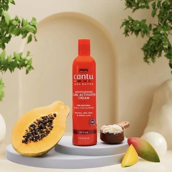 اکتیویتور شی باتر کنتو اصل ضمانت Cantu Shea Butter Moisturizing Curl Activator Cream 355ml